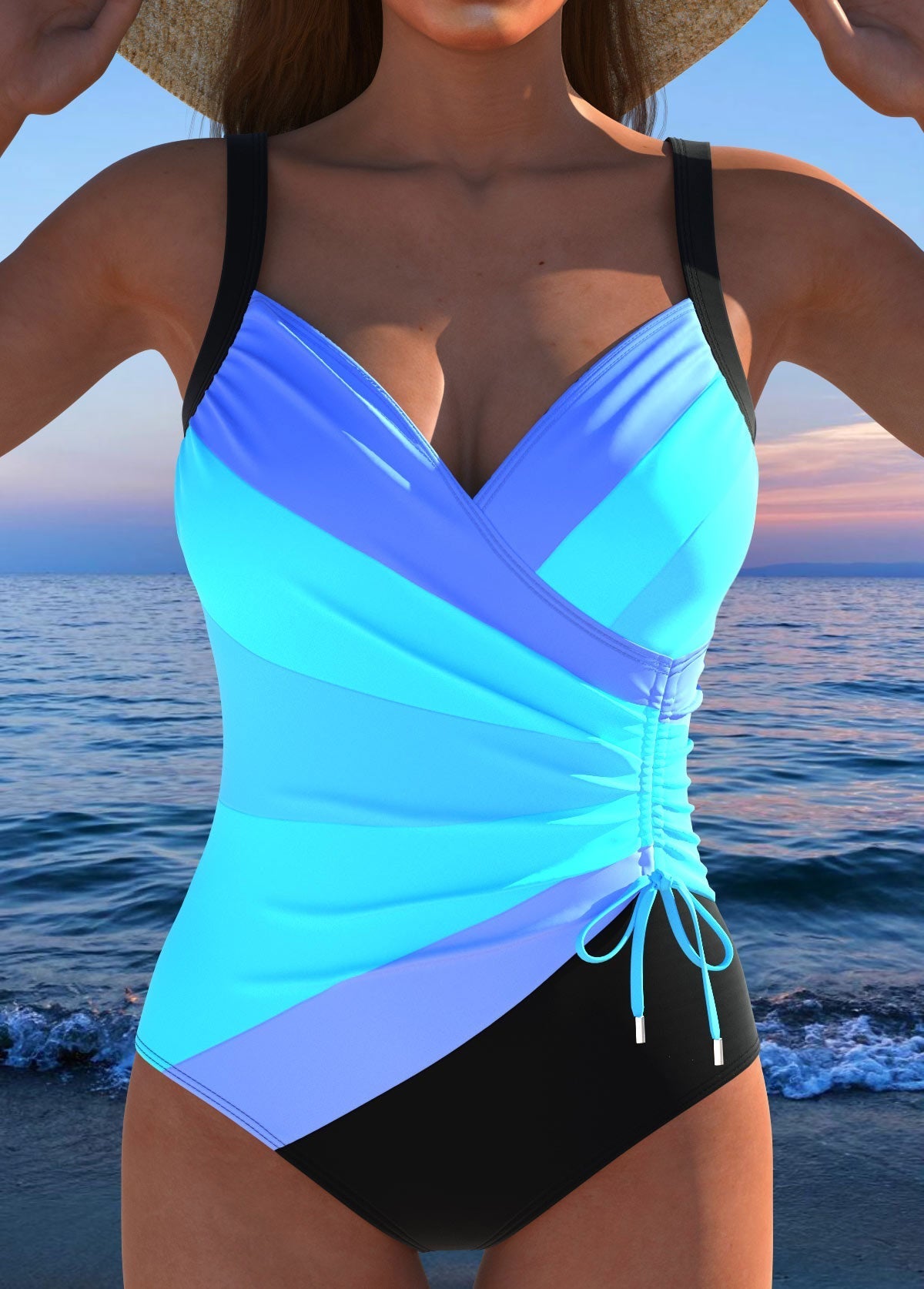 Maria™ One Piece Swimsuit - Tummy Control & Flattering Ruching