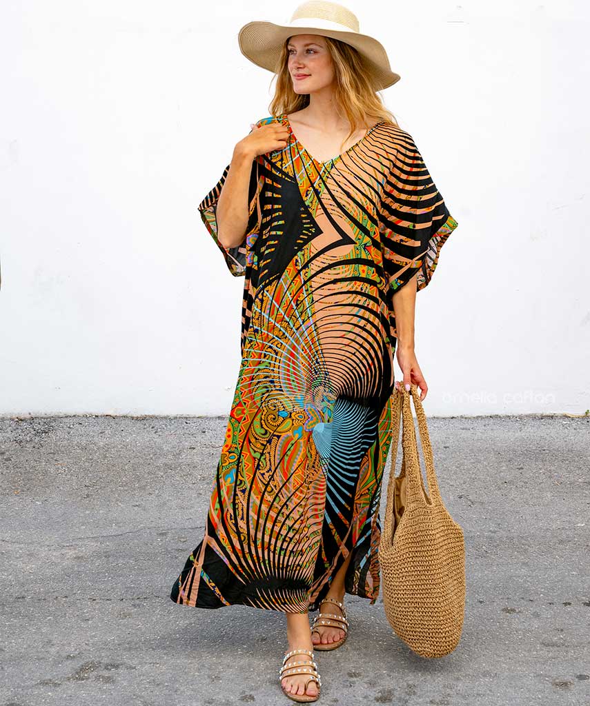 Ornella™ | Relaxed Cotton Kaftan for Women