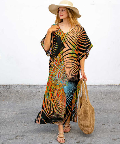 Ornella™ | Relaxed Cotton Kaftan for Women