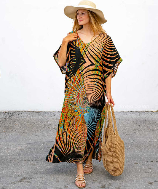 Ornella™ | Relaxed Cotton Kaftan for Women