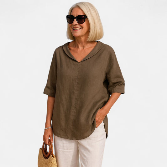 Rongxue™ – Airy loose fit blouse