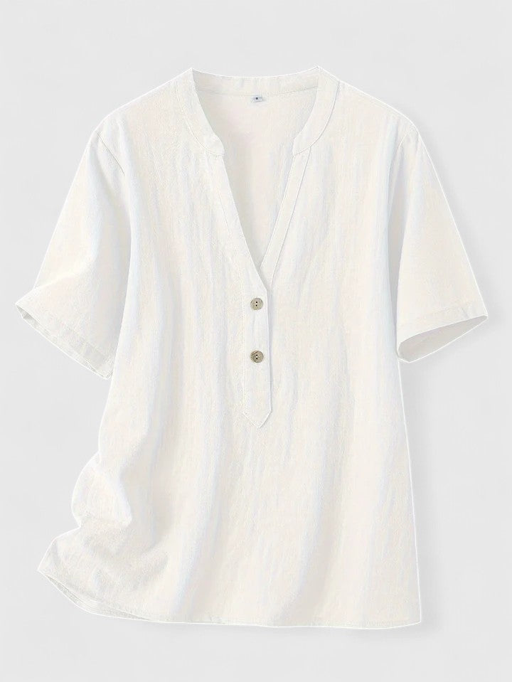 Selena™ | Chic White Blouse for Women