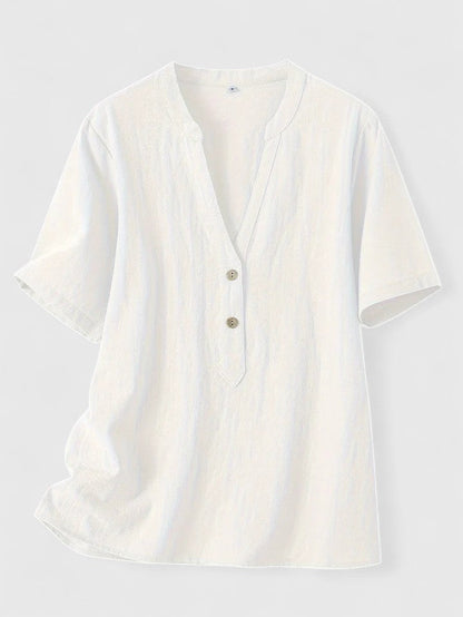 Selena™ | Chic White Blouse for Women