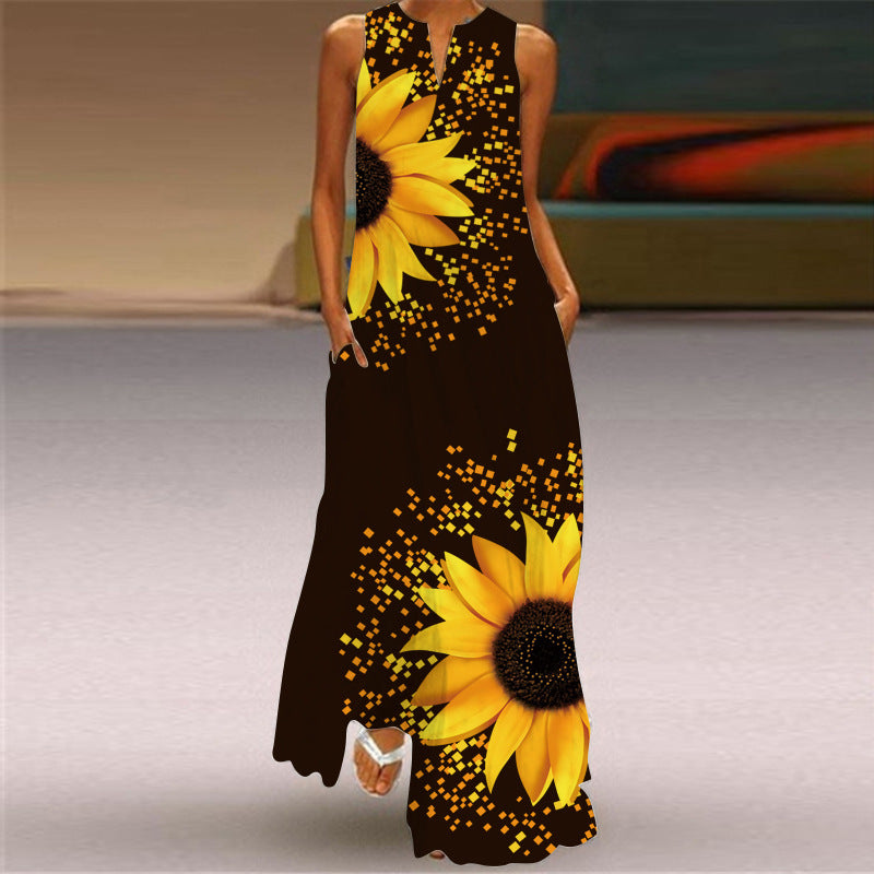 Sleeveless White Maxi Dress - Effortless Summer Style for Women