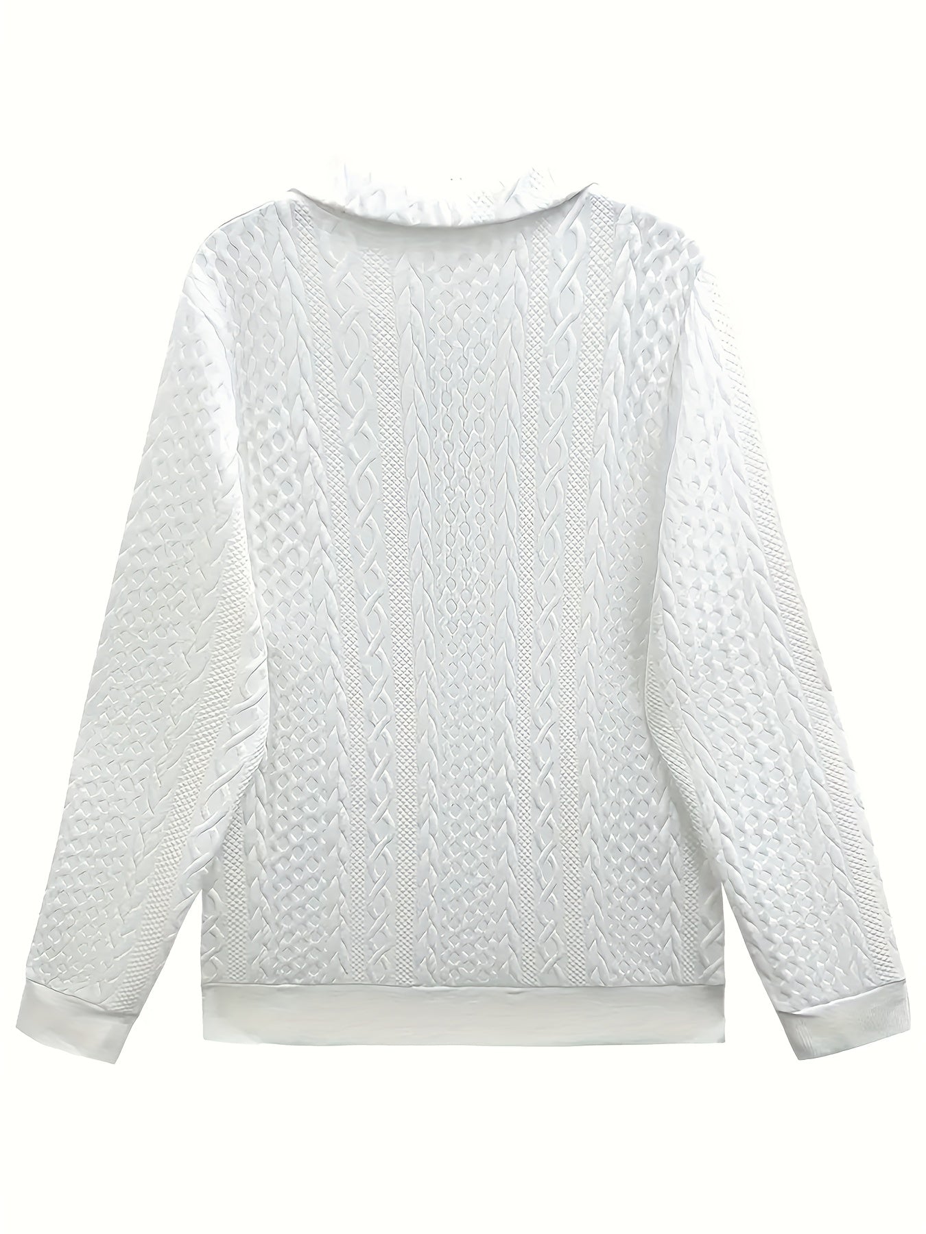 Sofie – Elegant Long Sleeve Zipper Pocket Sweatshirt