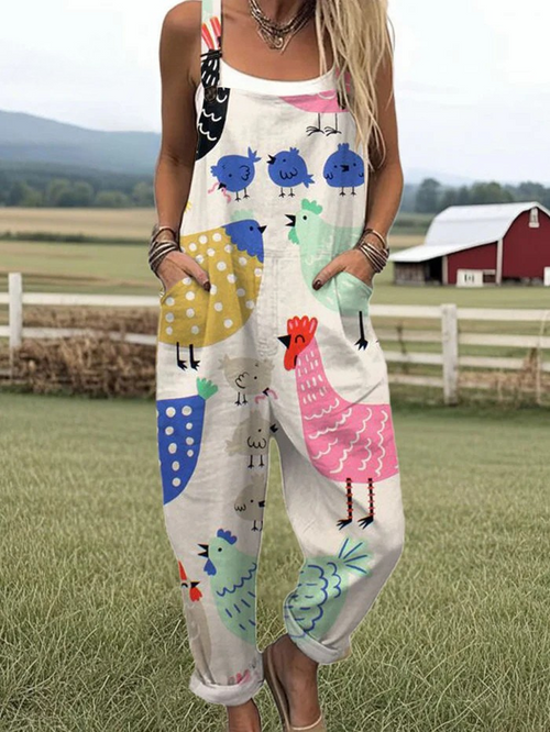Vintage Wide Leg Jumpsuit for Women - Stylish Comfort & Versatility