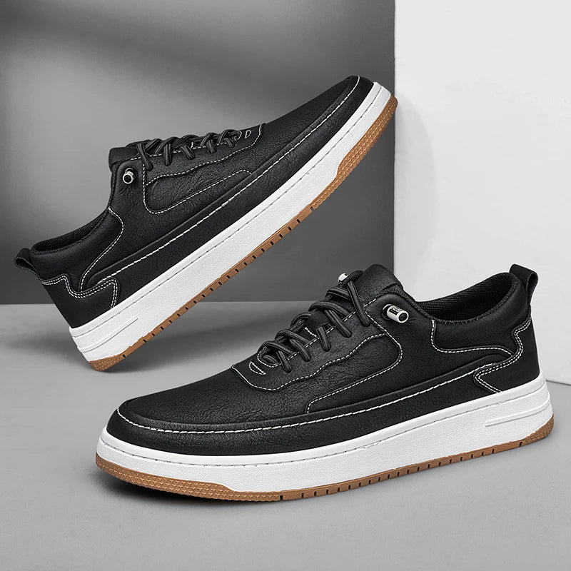 Urban Drop Leather Sneakers - All-Day Comfort & Stylish Design