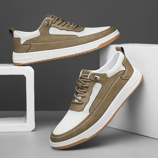 Urban Drop Leather Sneakers - All-Day Comfort & Stylish Durability