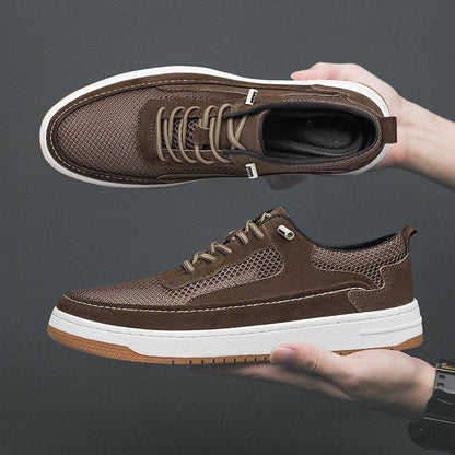 Urban Drop Leather Sneakers - All-Day Comfort & Stylish Durability