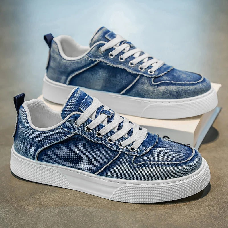 Vanton Denim Sneakers - Lightweight, Breathable, All-Day Comfort