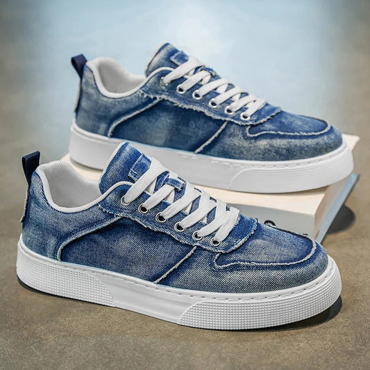 Vanton Denim Sneakers - Lightweight, Breathable, All-Day Comfort