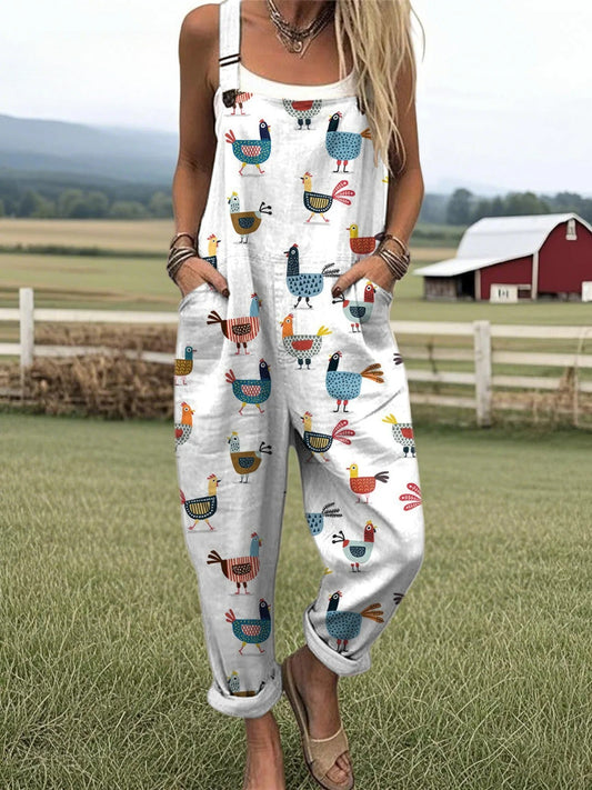 Vintage Floral Jumpsuit Women - Effortless Style & All-Day Comfort