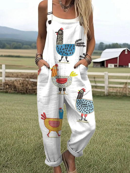 Vintage Floral Jumpsuit Women - Effortless Style & All-Day Comfort