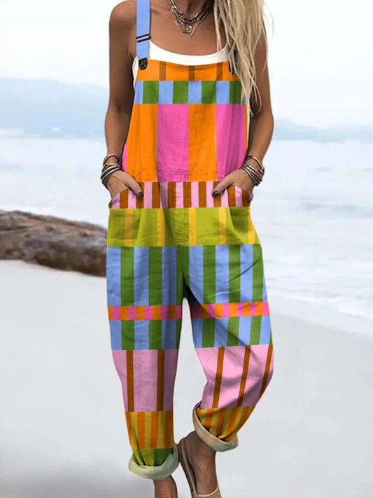 Vintage Floral Jumpsuit Women - Effortless Style & All-Day Comfort