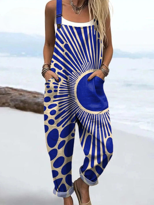 Vintage Floral Jumpsuit Women - Effortless Style & All-Day Comfort
