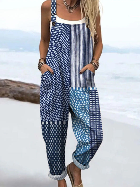 Vintage Floral Jumpsuit Women - Effortless Style & All-Day Comfort