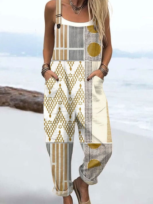 Vintage Floral Jumpsuit Women - Effortless Style & All-Day Comfort