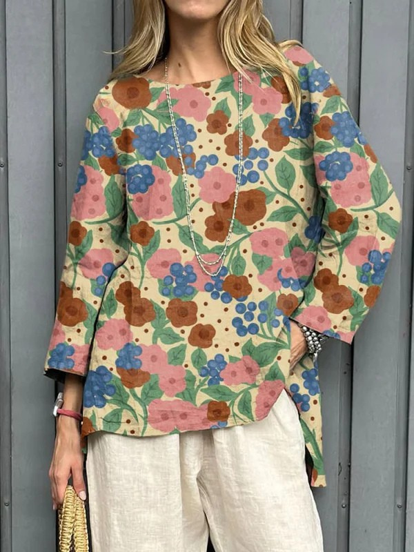 White Women's Blouse - Flowy Comfort & Effortless Elegance