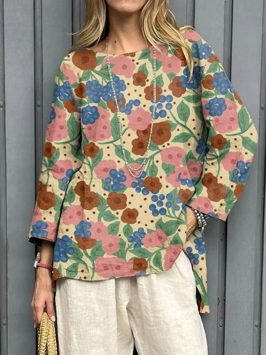 White Women's Blouse - Flowy Comfort & Effortless Elegance