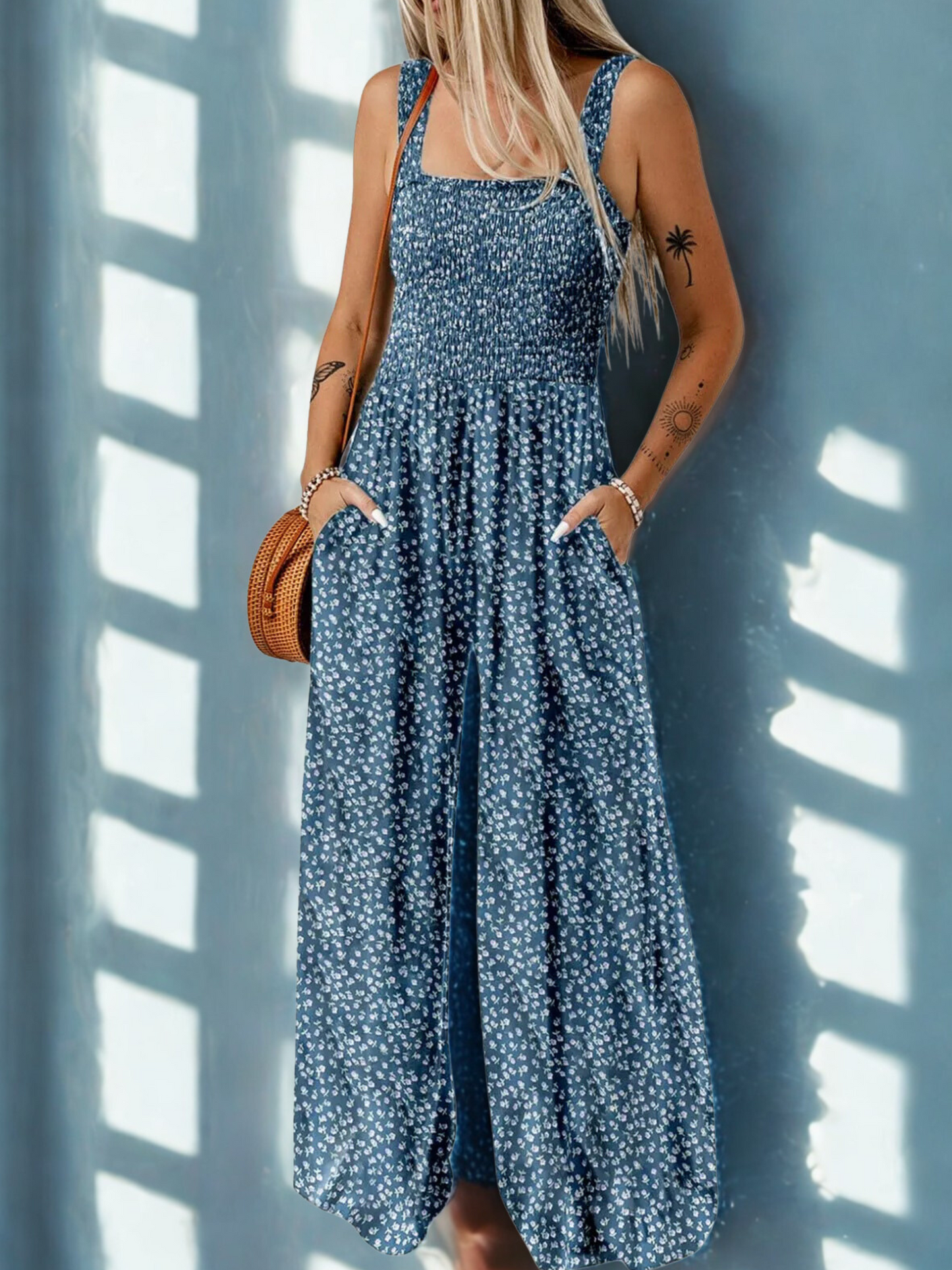 Jessy | Women's Floral Print Jumpsuit