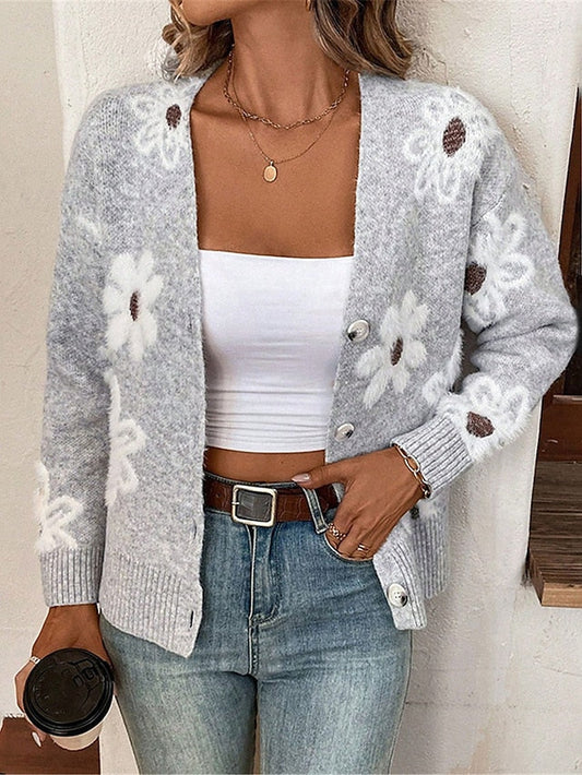Cloe | Women's Long Knitted Cardigan - Cozy Style for Every Occasion