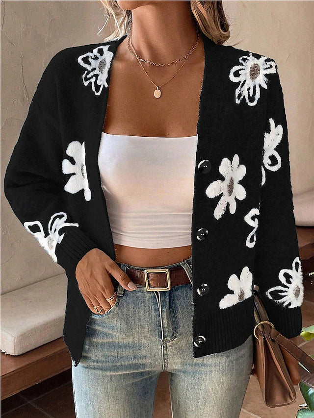Cloe | Women's Long Knitted Cardigan - Cozy Style for Every Occasion