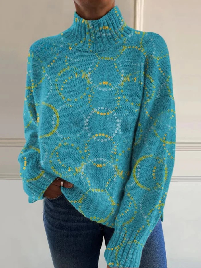 Womens Sweater - Lightweight Turtleneck for Breathable Summer Comfort