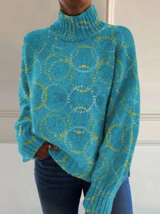 Womens Sweater - Lightweight Turtleneck for Breathable Summer Comfort